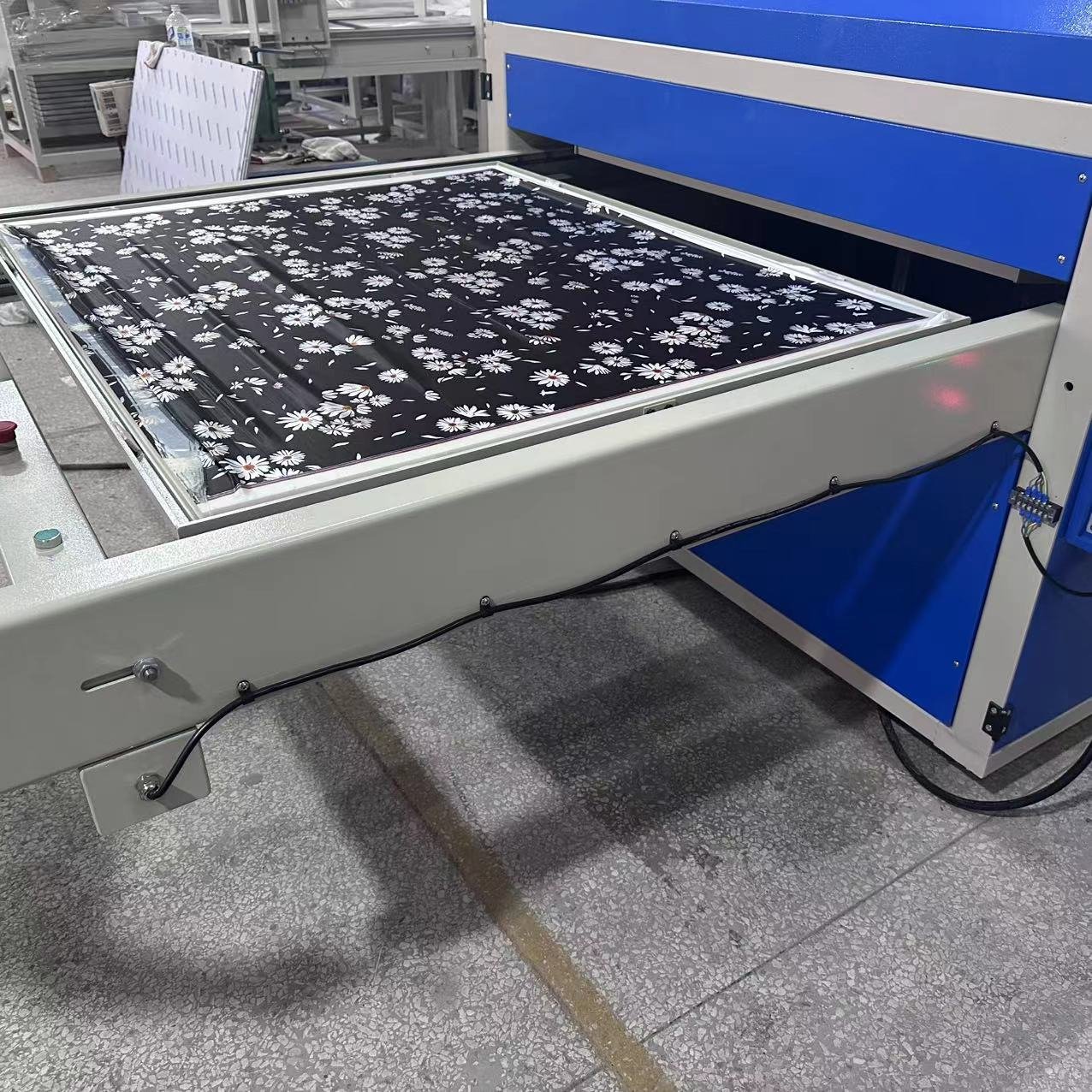 100x120 Large Format Sublimation Transfer Printing Machine Big Size 100x120cm Pneumatic Heat Press Machine For T-shirt