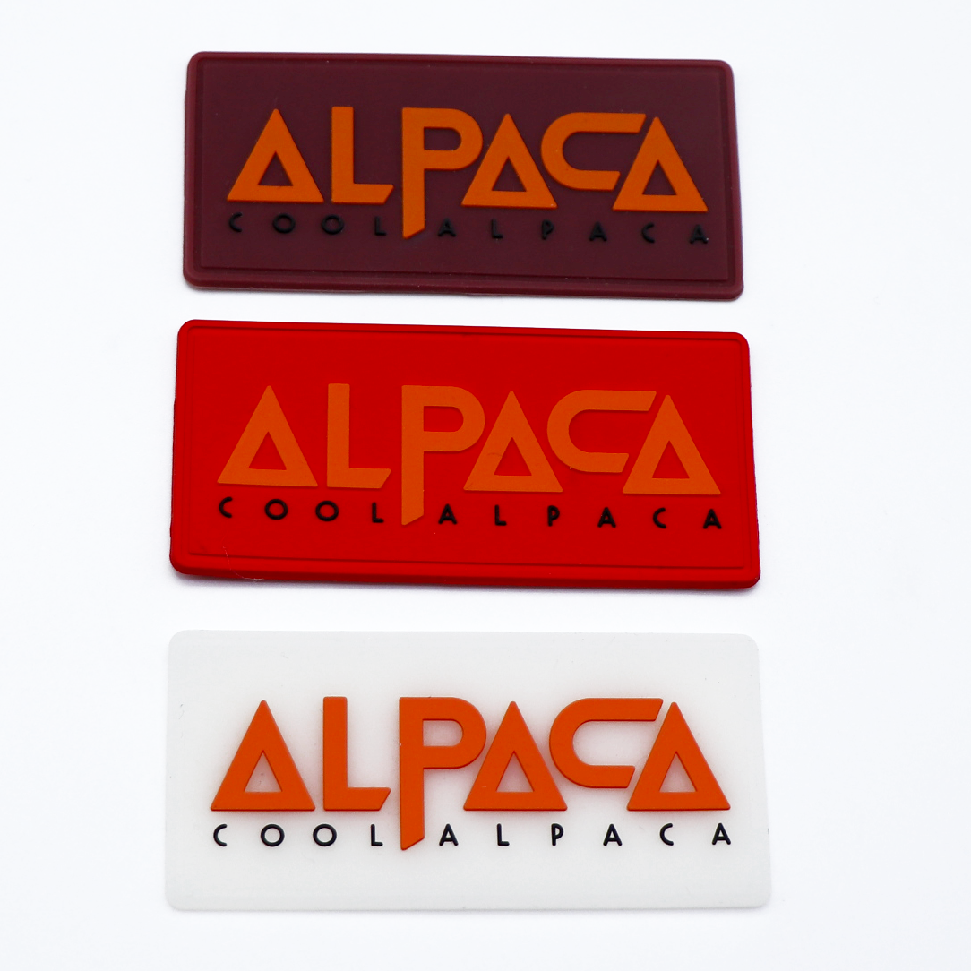 Custom Heat Transfer 3D Embossed TPU PVC Rubber Flock Silicone Iron-on Patch Logo Printing Labels