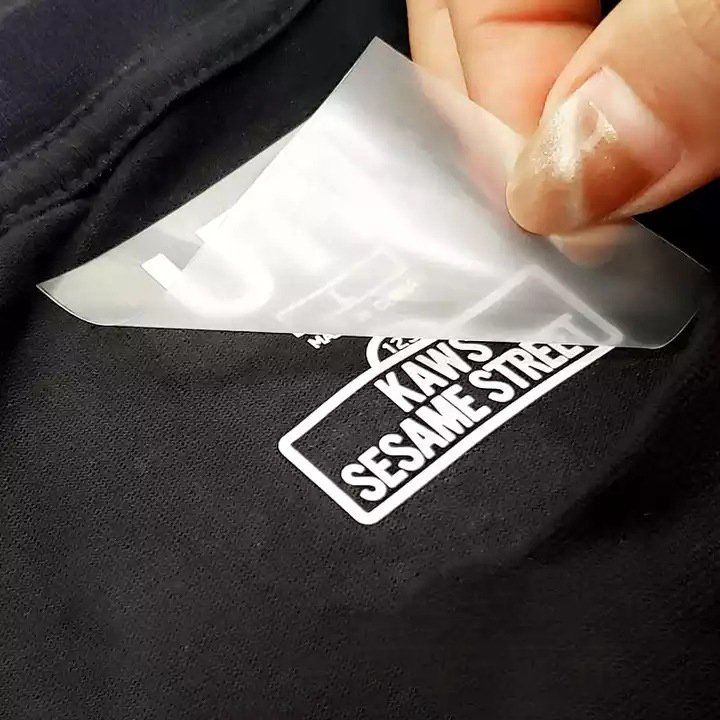 Custom Heat Transfer Neck label Clothing Brand Label Flat T-shirt Heat Transfer Printing Label