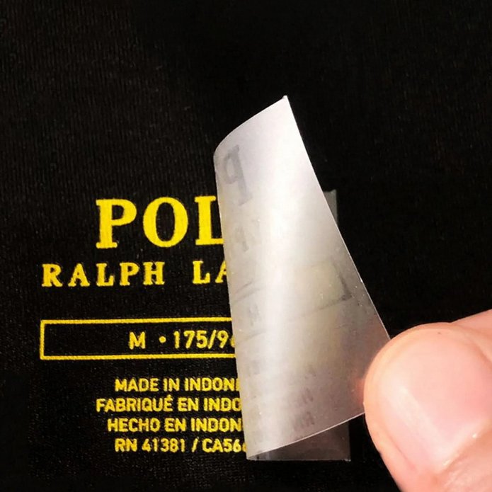 Custom Heat Transfer Neck label Clothing Brand Label Flat T-shirt Heat Transfer Printing Label