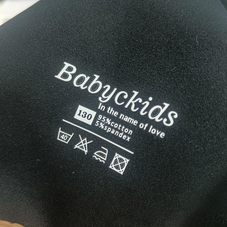 Custom Heat Transfer Neck label Clothing Brand Label Flat T-shirt Heat Transfer Printing Label