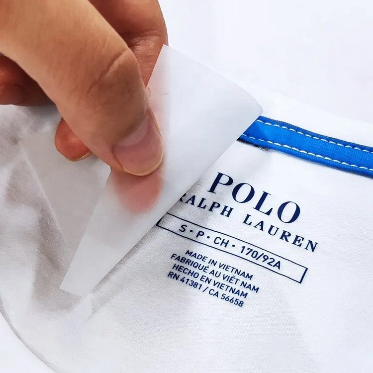 Custom Heat Transfer Neck label Clothing Brand Label Flat T-shirt Heat Transfer Printing Label