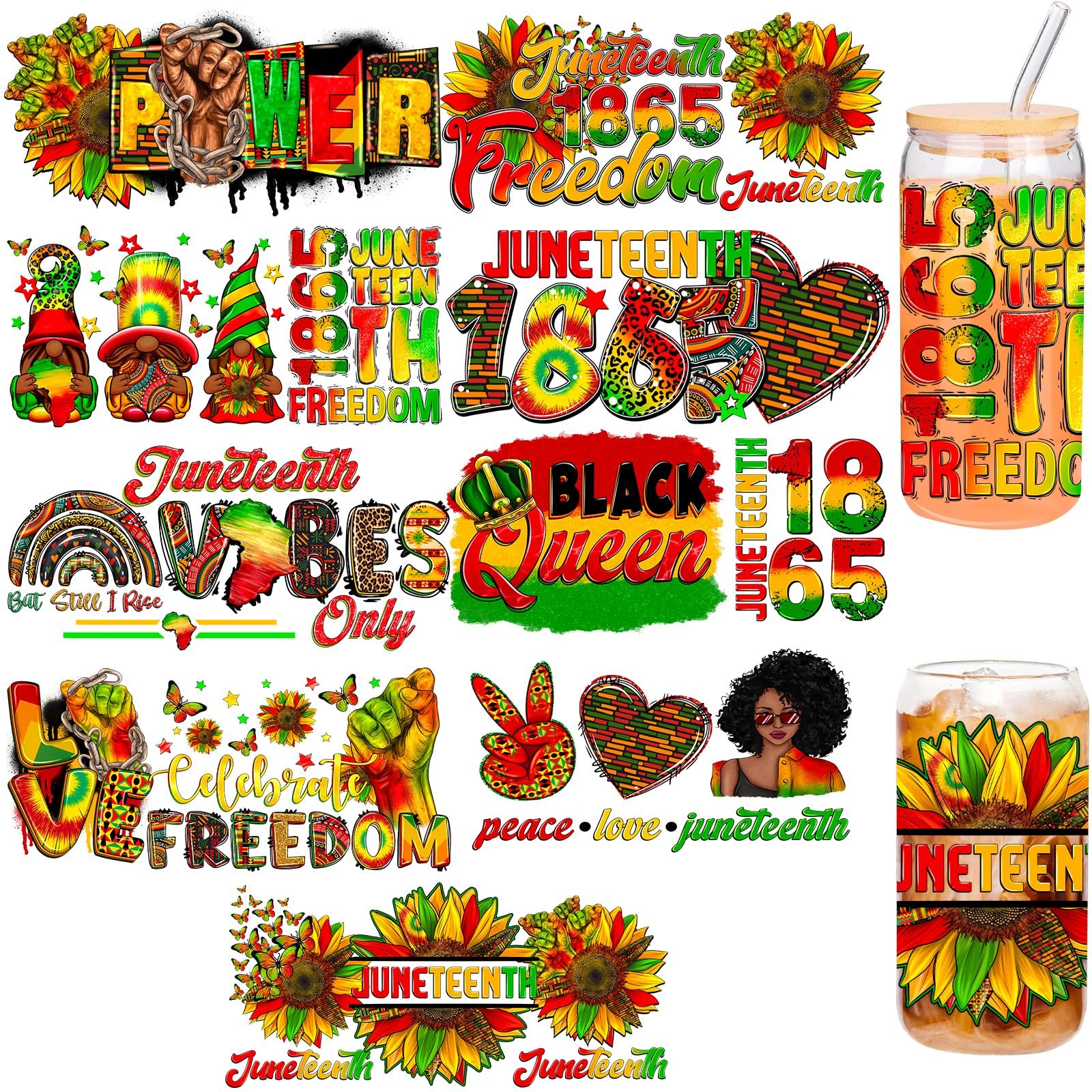 Wholesale 16oz UV DTF Cups Wraps Transfers Custom Logo 16 oz Decals Stickers for Mugs Transfer Printing