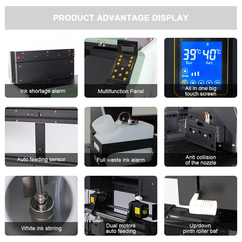 Dooyion 17" 42cm 45cm 24" imprimante dtf A1 a2 dtf film printer 17inch t-shirt printing machine 60 cm set i1600 i3200 print head
