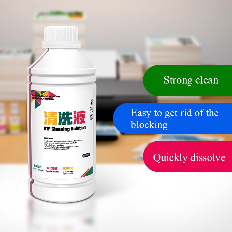 1000ml/500ml/250ml/100ml Cleaning Solution Moisturizing Solution for DTF Printer for Sublimation Printer