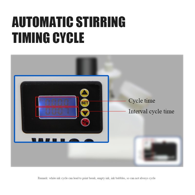 A3 DTF Printer T-shirt printing Printer Heat Transfer Machine 1390 L1800 DTF Printer with White ink automatic circulation system
