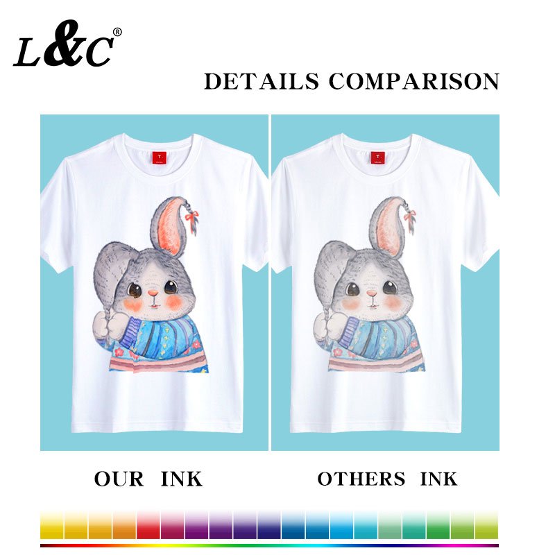 L&C 1000ml sublimation transfer printing dye ink Sublimation Ink For Epson 9880 et-8550 880 t shirt Printer