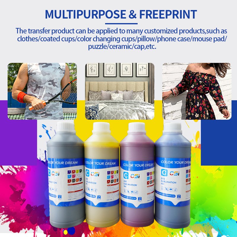 High Quality I3200 Dye Sublimation Ink for Printer 1000ml Volume for Transfer Printing-Wholesale
