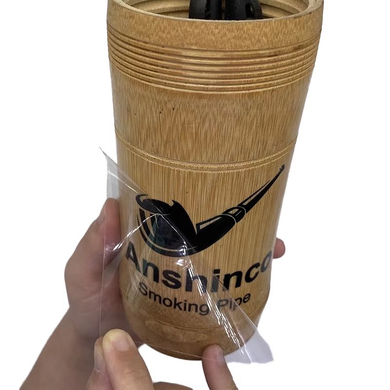 Custom Self-Adhesive Waterproof UV Transfer Stickers Logo Packaging Labels for Carton Tea Caddy Custom Transfer Printing