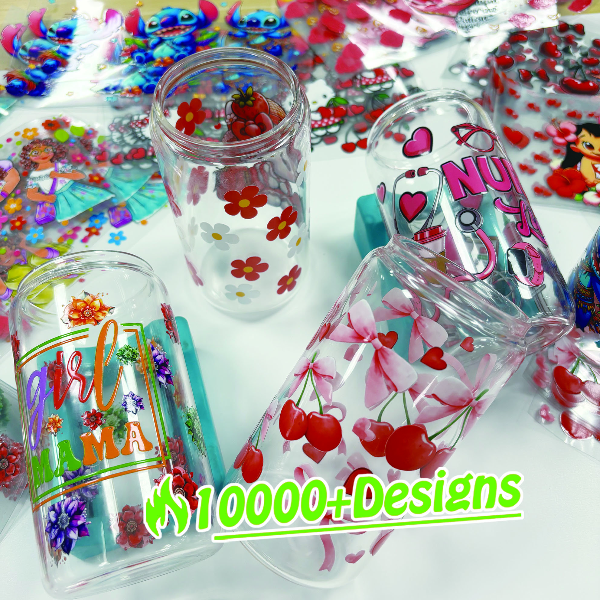 Uv Dtf Cups Wraps 16Oz 20Oz Weed Uvdtf Decals Nfl Vinyl Pegatina Uv Dft Dtf Cups Wraps Transfers Stickers Bulk For Glass Cups