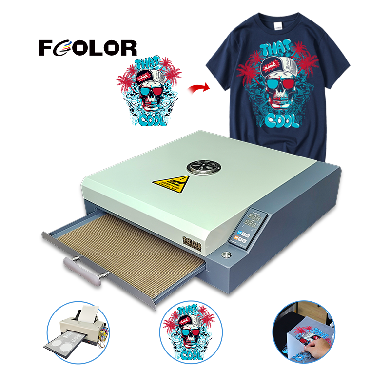 Fcolor DTF Mini Oven For T-shirts A3 Drying Machine With Heat Transfer L1800 Dtf Printer