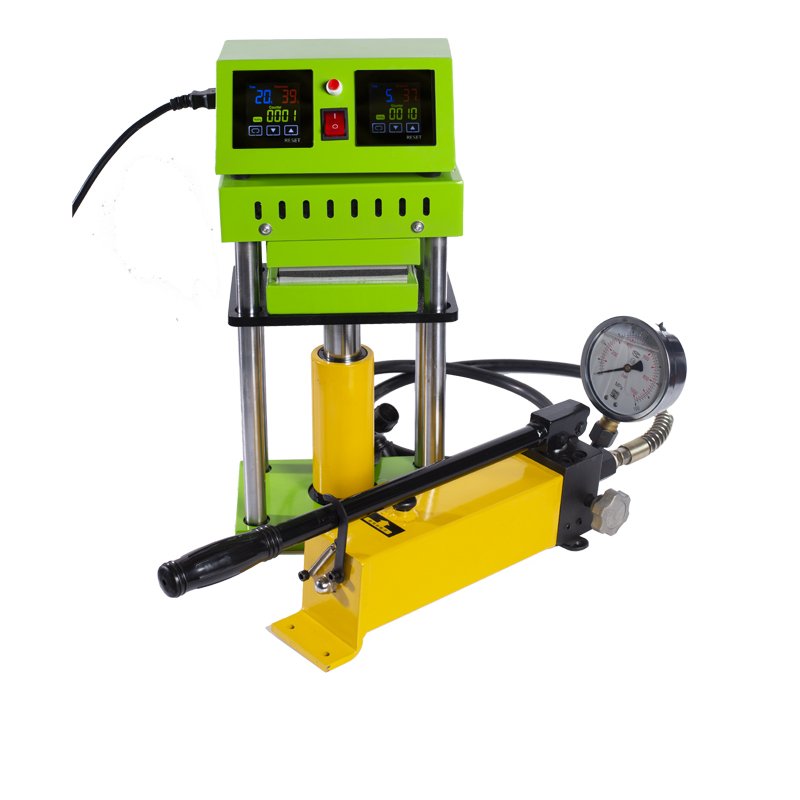 12 cm x12 cm 4.7 x 4.7 Inch Hydraulic Heat Pressing High Pressure Dual Heated Plate Transfer Heat Press Machine Model NO. AR1701