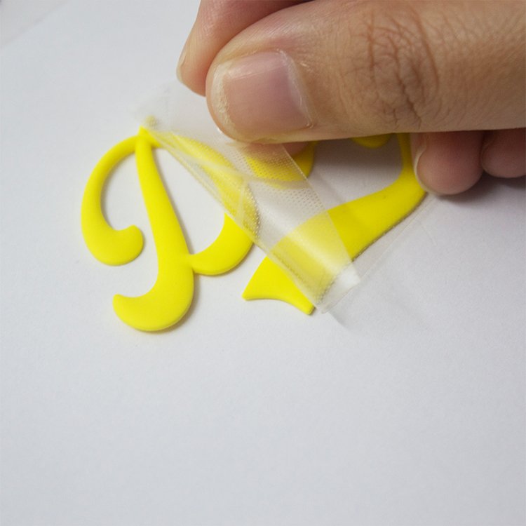 Bulk Heat Transfer Printed Emblem Manufacture Custom 3D Raised Silicon Letters Iron On Patches for T-shirts Logo