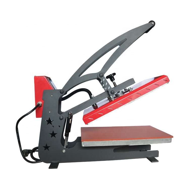 Manual High Quality heat press transfer machine Sublimation 16x24 Inch for T-shirt