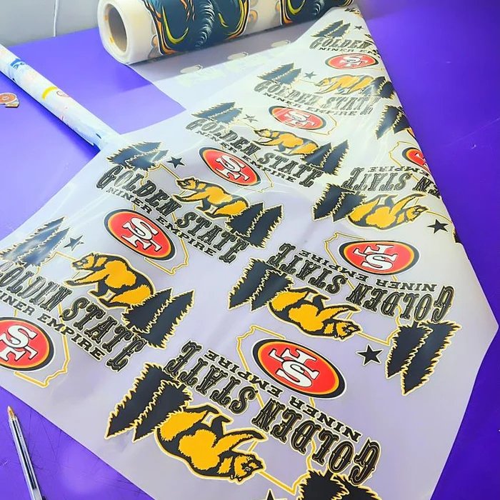 ready to press film designs heat press sticker dtf heat transfer logo animal wolf Heat Transfer Printing For Fabric bag