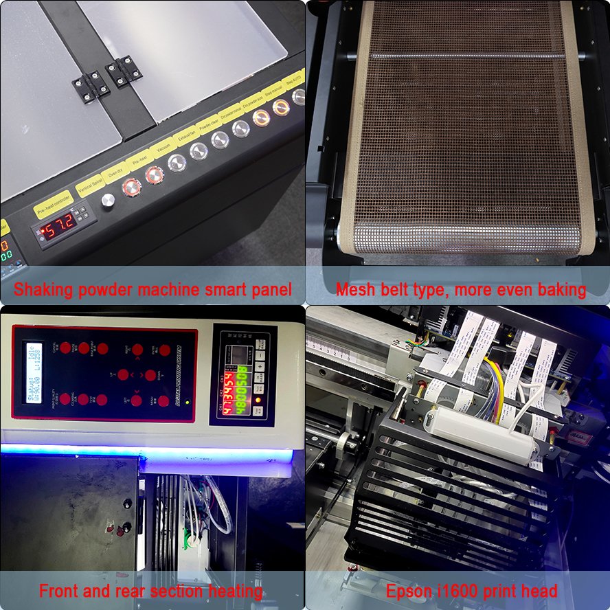 High Speed Dtf Pro All-In-One Printer 40Cm 40 Dtf Cm Printer I 3200 Clothes 4K digital Dtf Printer Printing Machine