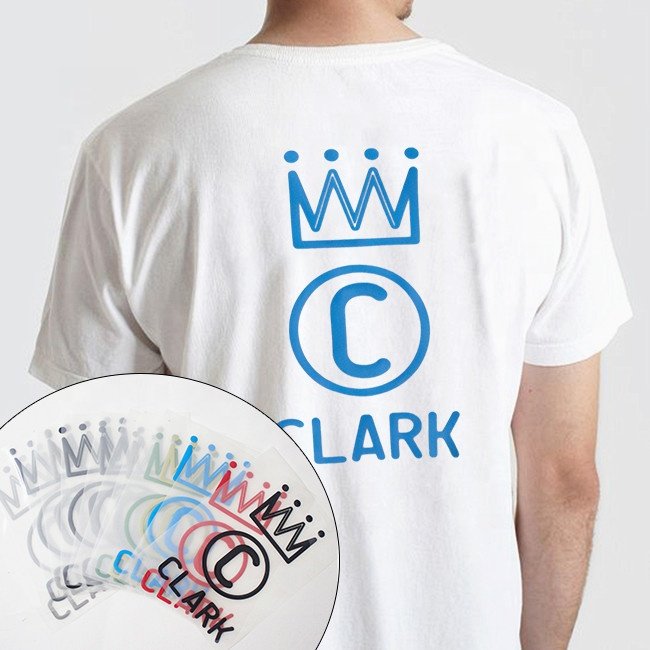 DOY Labels Factory Custom 3D Raised Private Logo High Density Heat Transfer Printing Stickers for Clothing