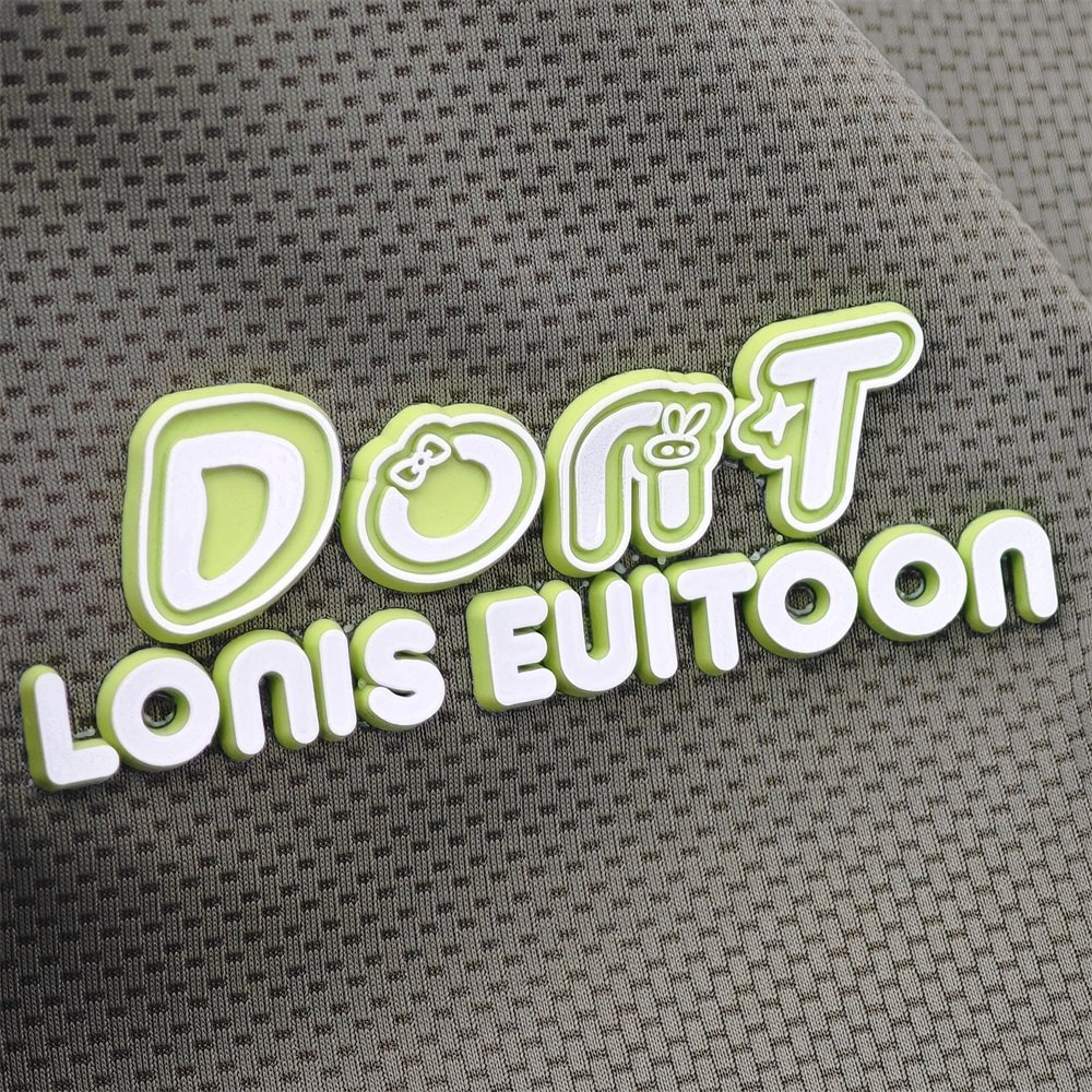 Custom heat transfer logo vinyl 3 inch patches heat transfer print 3d raised puff silicone logo