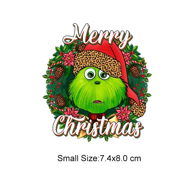 Wholesale High Quality Screen Printed plastisol Transfers Custom Christmas Dtf Transfers Print Heat Transfers For T-Shirt