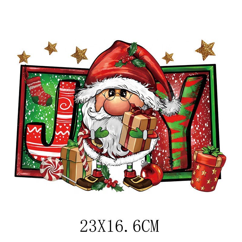 Wholesale High Quality Screen Printed plastisol Transfers Custom Christmas Dtf Transfers Print Heat Transfers For T-Shirt