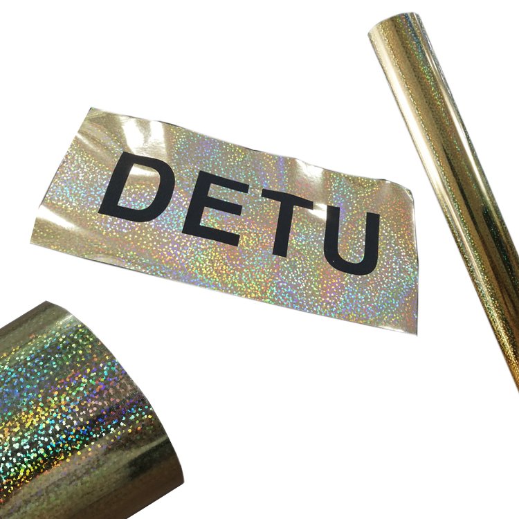 Wholesale Film Rolls Hot Sale Roll Custom Logo Holographic Printing on Clothing Heat Transfer Printing