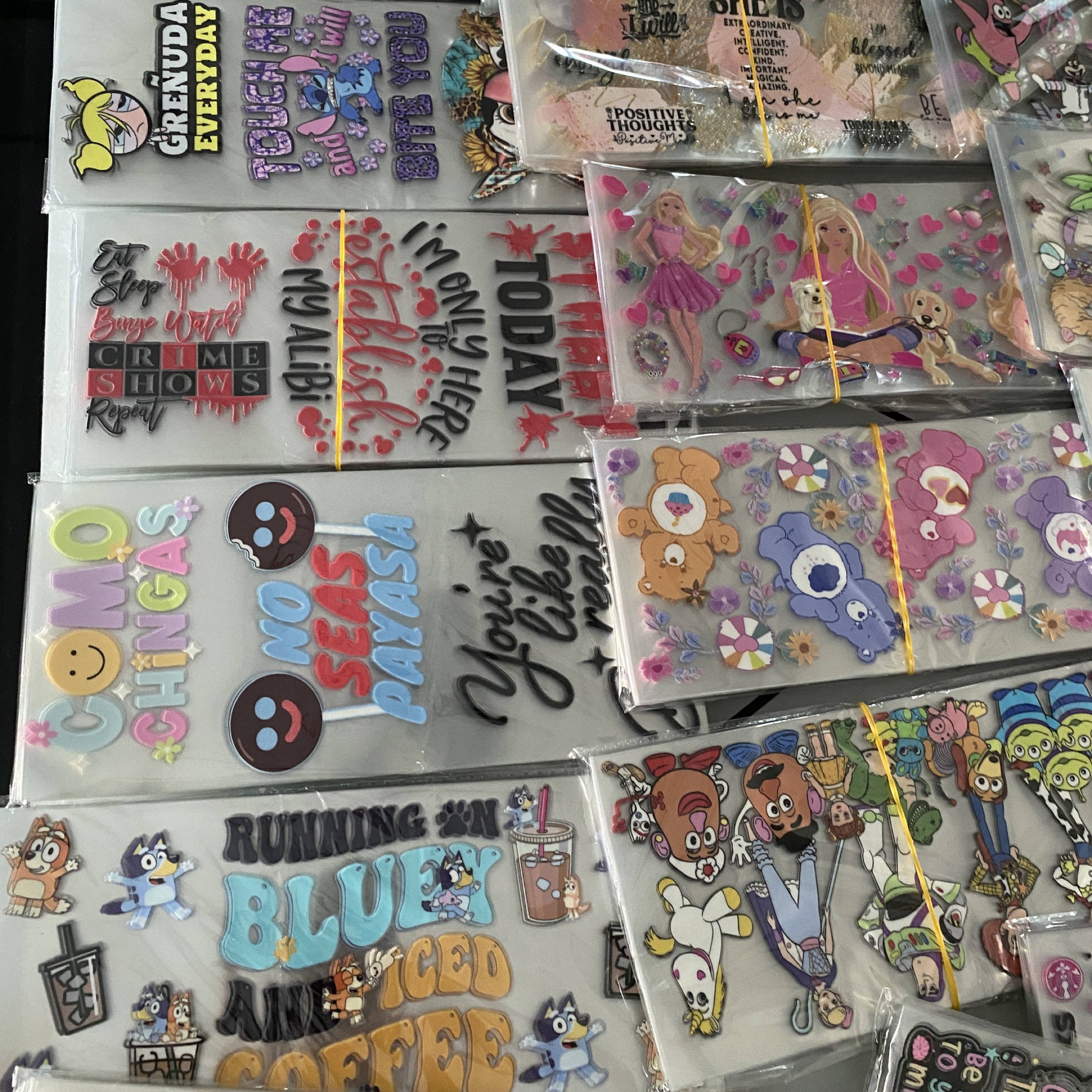 custom 16oz 20oz sticker pen wraps motel keychain decals impresora halloween label waterproof uv dtf cup wrap cups transfer