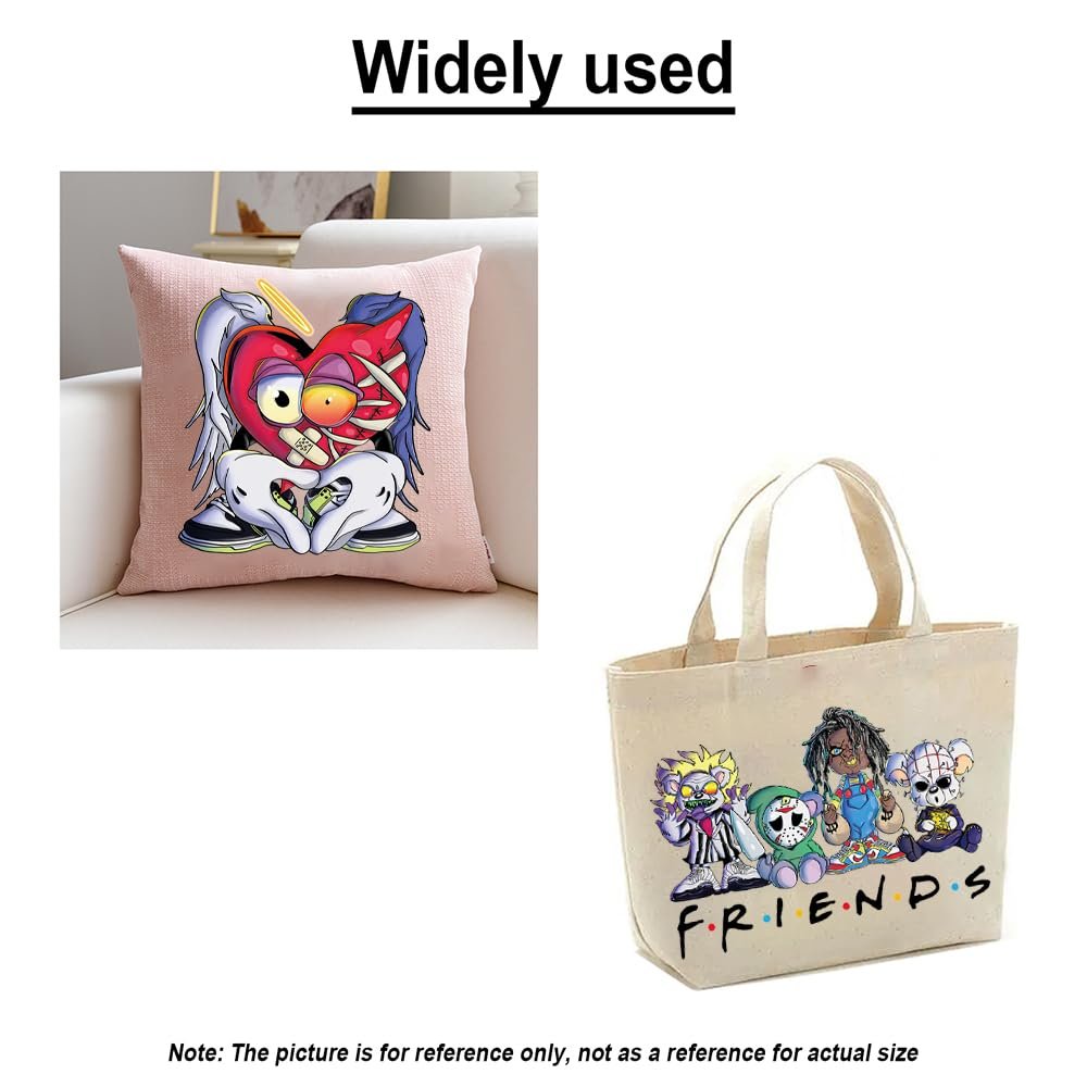 Factory Custom Dtf Transfers Heat Ready to Press Logo Iron On Heat Transfer Prints for women's Garments T-shirt Hoodie