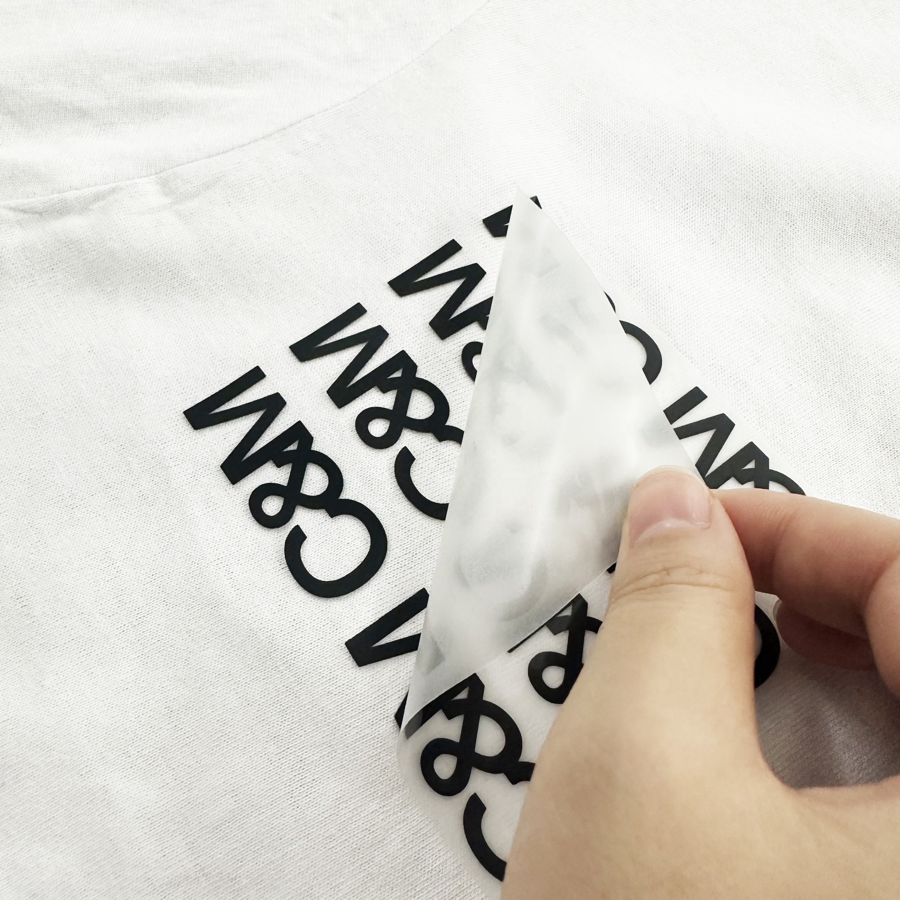 Transfer Silk Screen Printing Services Custom Letters Silicone Logo Heat Press Stickers Decals for T-Shirts