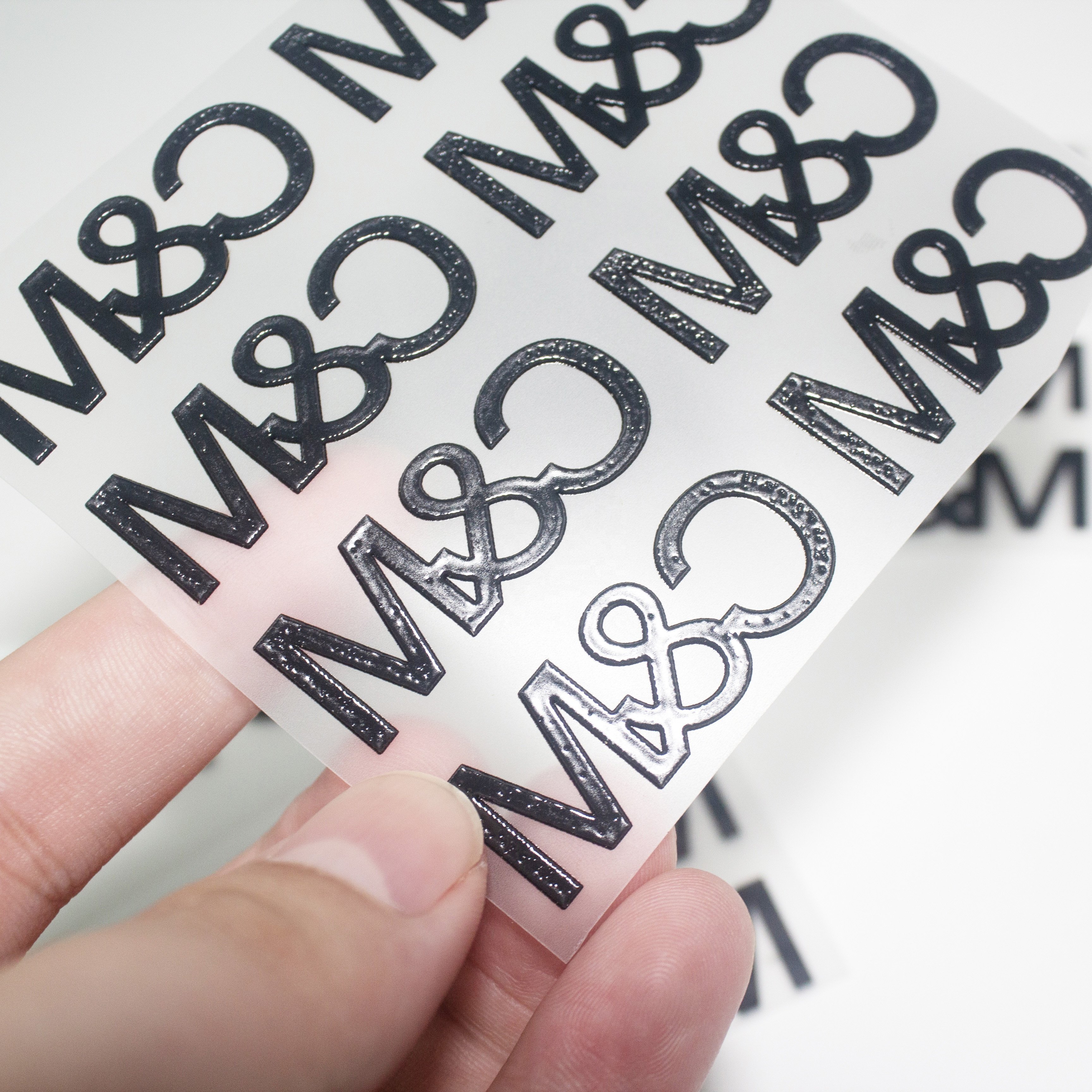 Transfer Silk Screen Printing Services Custom Letters Silicone Logo Heat Press Stickers Decals for T-Shirts