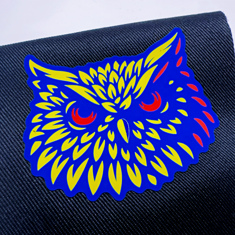 Custom High Density rubber Sticker Custom Logo Maker 3D Raised Heat Transfer Print Silicone Labels for T Shirt