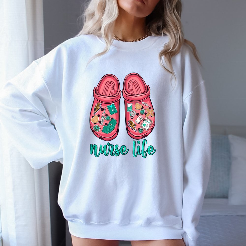 New Fashion Western Nurse CNA Heat Transfer Designs Nurse Life Messy DTF Heat Press Transfers Stickers Decals For Clothes