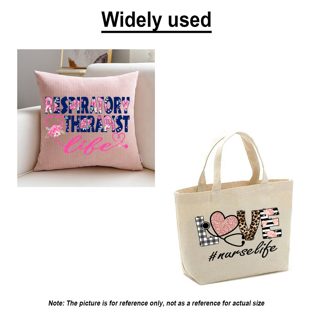 New Fashion Western Nurse CNA Heat Transfer Designs Nurse Life Messy DTF Heat Press Transfers Stickers Decals For Clothes