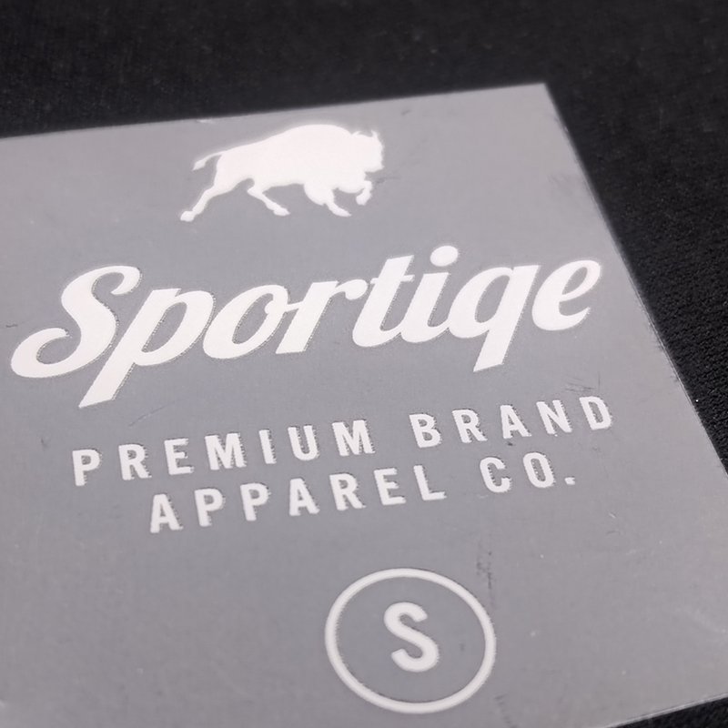 Digital Heat Transfer silicone Size Label Printing On Clothes T-shirt Badge rubber patches Customized Name Logo Pattern Iron on