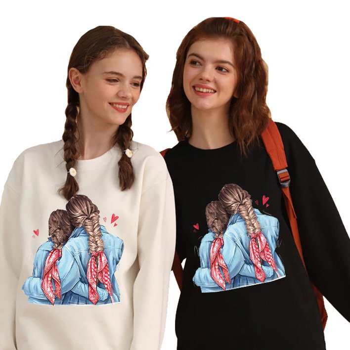 Fashion Girl Wholesale Heat Plastisol Transfer Iron On Stickers Transfer Printing For T-Shirt