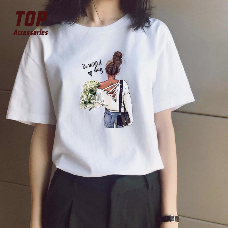 Beautiful Girls Custom Vinyl Heat Transfers Plastisol Tshirt Heat Transfer Printing on DTF Film Sublimation Paper Garment Labels