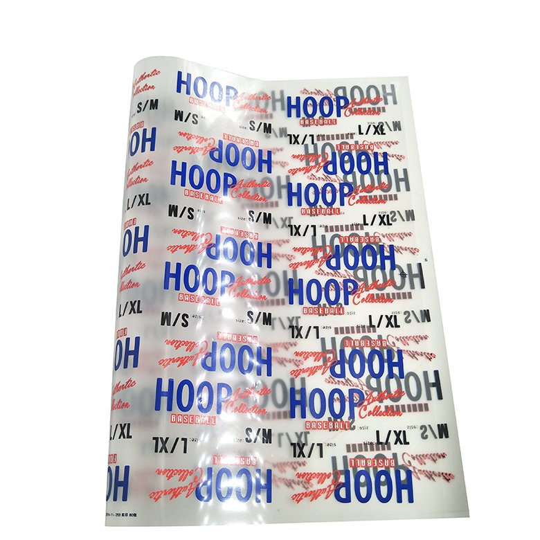 Custom logo design heat press decals size label sticker heat transfer care labels neck label heat press custom logo design