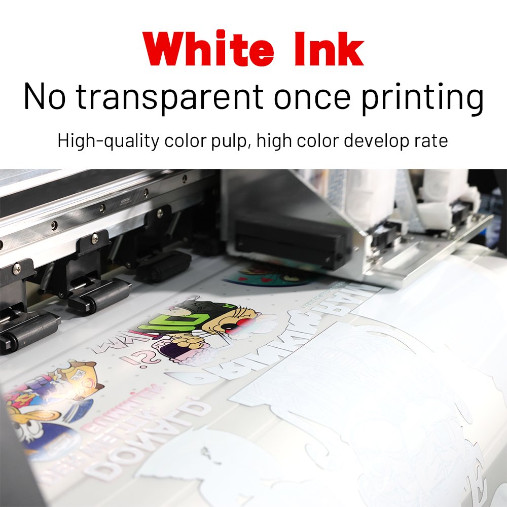 500ml White DTF Ink Bag DTF Ink Cartridge Chip PHT50 For Mimaki PHT50 TXF150-75 TXF300-75 TXF150 TXF300 Series DTF Printer