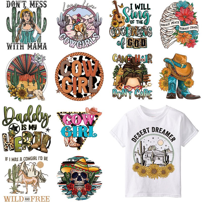 Factory Screen Print Transfers Sticker Vinyl Custom Plastisol Heat Transfer Printing Labels Logo Iron On Transfer For Clothes