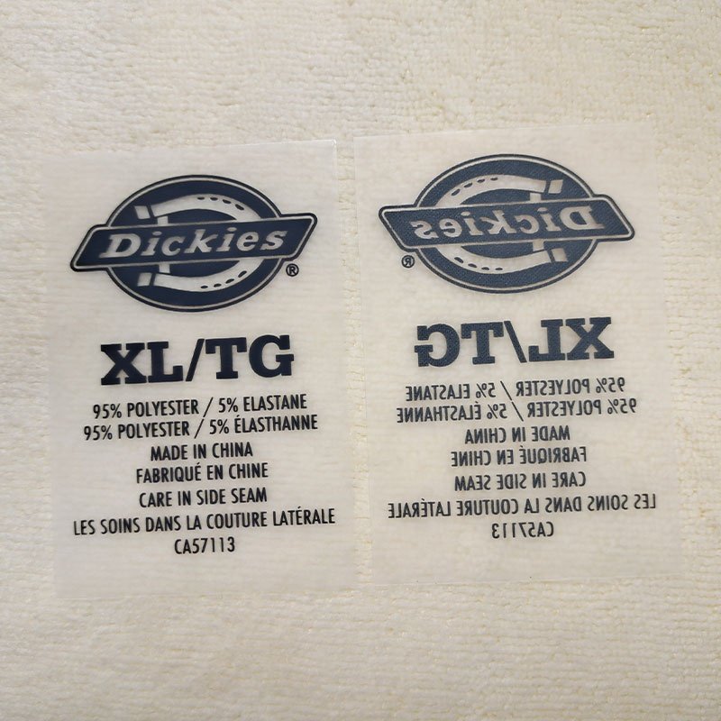 Customise print heat transfer label for clothing