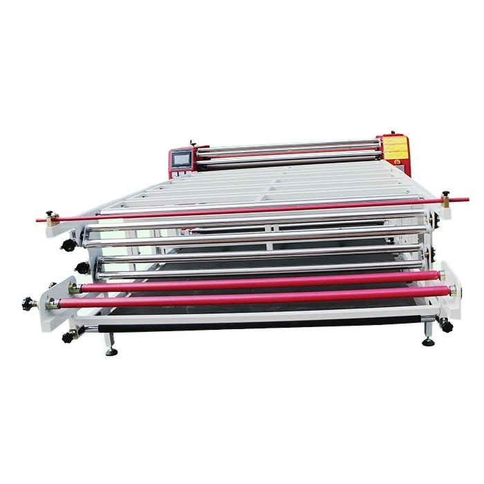 2024 Factory Directly produce calandra roll ro roll heatpress large format rotary heat press transfer machine for socks