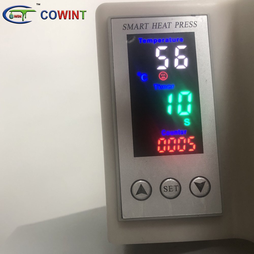 Cowint mini lowest price t-shirt small size 16 24 inch wholesale Vinyl Transfer heat press machine for t shirt