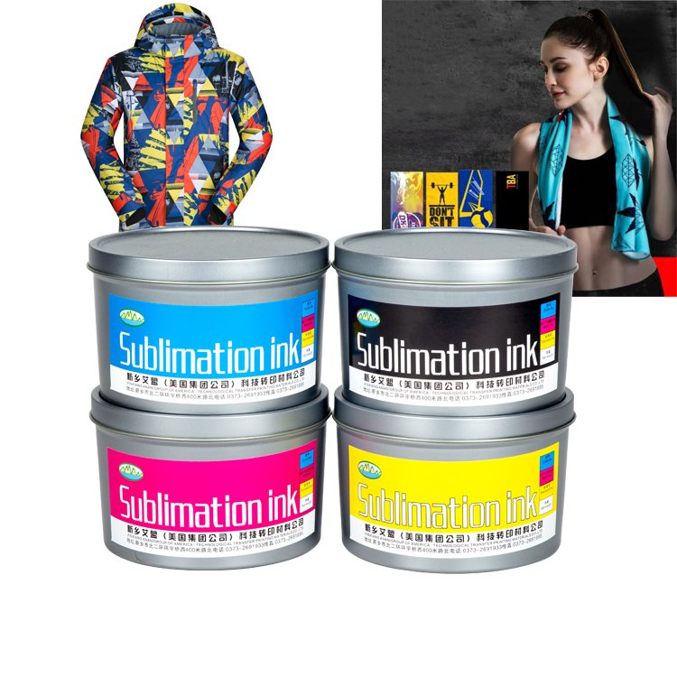 aman factory newly developed high-quality fluorescent sublimation ink offset heat transfer ink