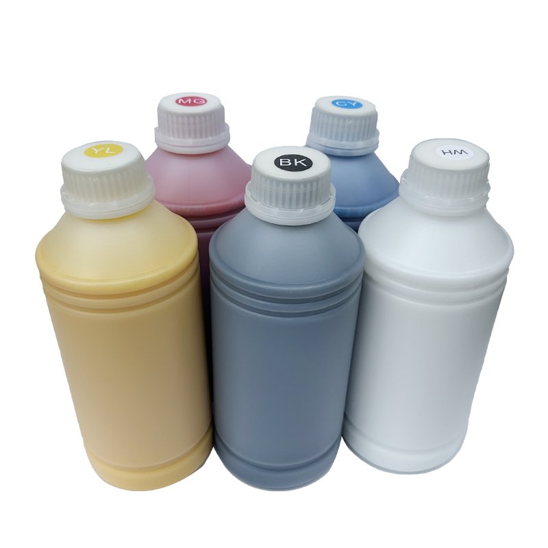 T-shirt transfer printing DTF Pet film white transfer pigment DTF ink 1000ml for A3 film DTF printer