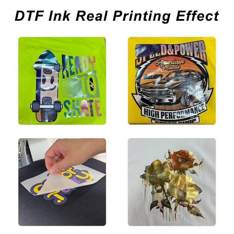 T-shirt transfer printing DTF Pet film white transfer pigment DTF ink 1000ml for A3 film DTF printer