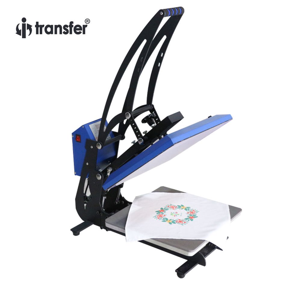 38x38cm clamshell tshirt heat press sublimation transfer printing machine