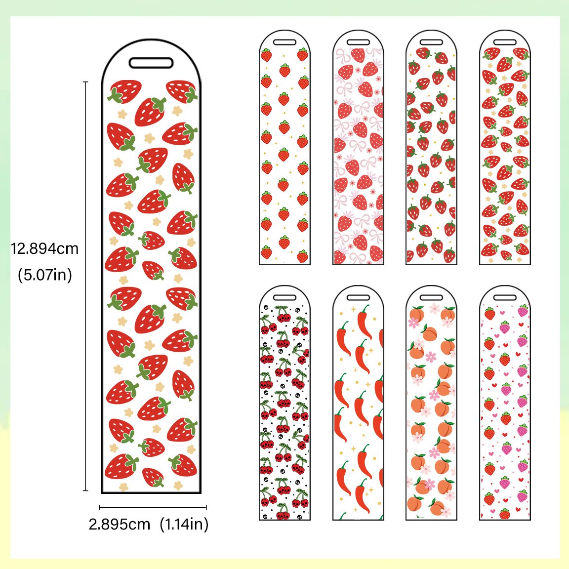 1.14*5.07in Wholesale Bookmark Wrap UV DTF Decals Stickers Transfers Print Bundle For Hotel Bookmark Decoration