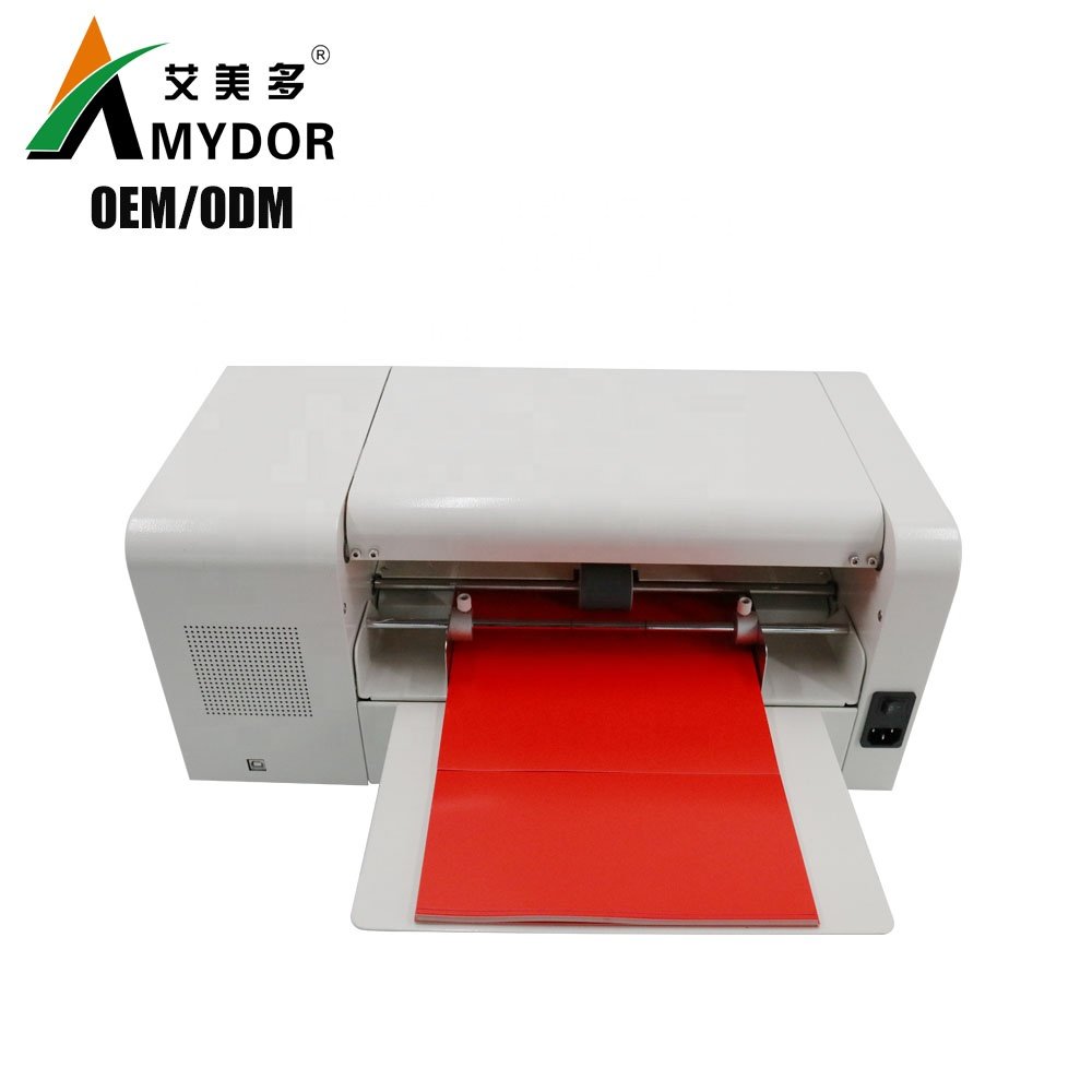AMD 360C Automatic feeding paper aluminum digital small hot foil stamping machine printer