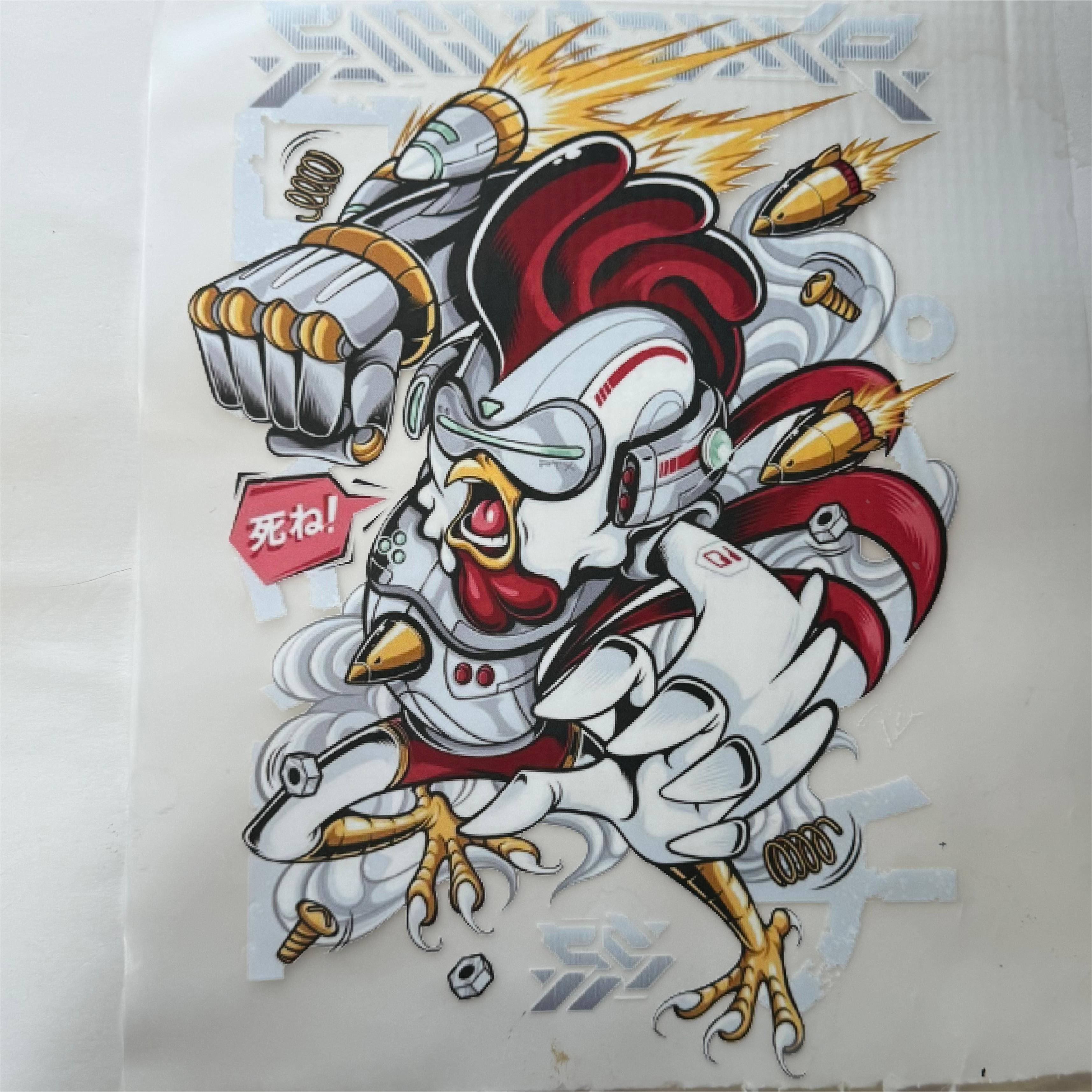 Wholesale Custom DIY Screen Printing Stickers DTF Thermal Transfer for T-Shirts and Garments Heat Transfer Printing