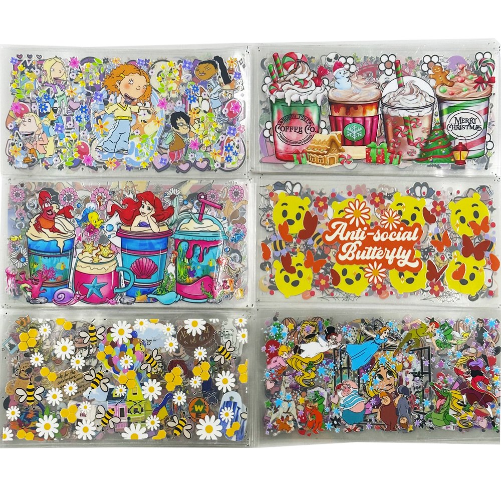 Good Quality Cheap Fashion Printing Logo Sticker Label Transfer UV DTF Cup Wraps Custom 3D Libby Glass Wraps For 16oz