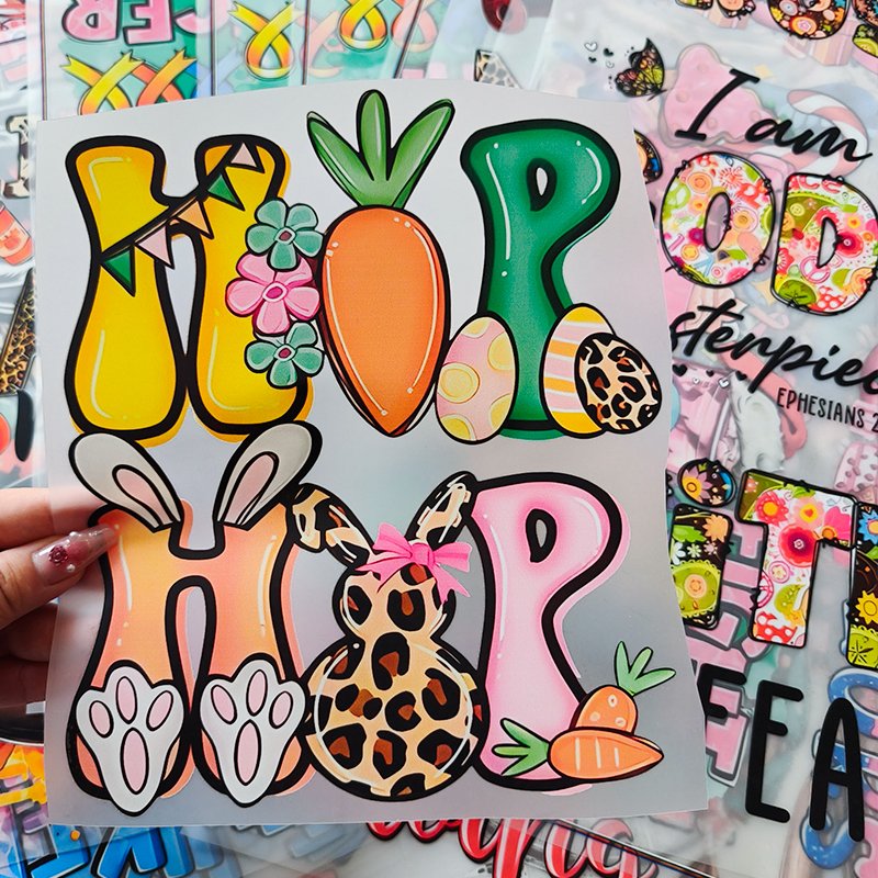 Customization dtf printed sticker for t-shirts heat transfers transfer printing dtf film for tshirt printing